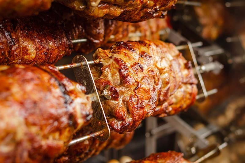 Carne cotta alla brace