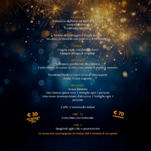 Menu di Capodanno